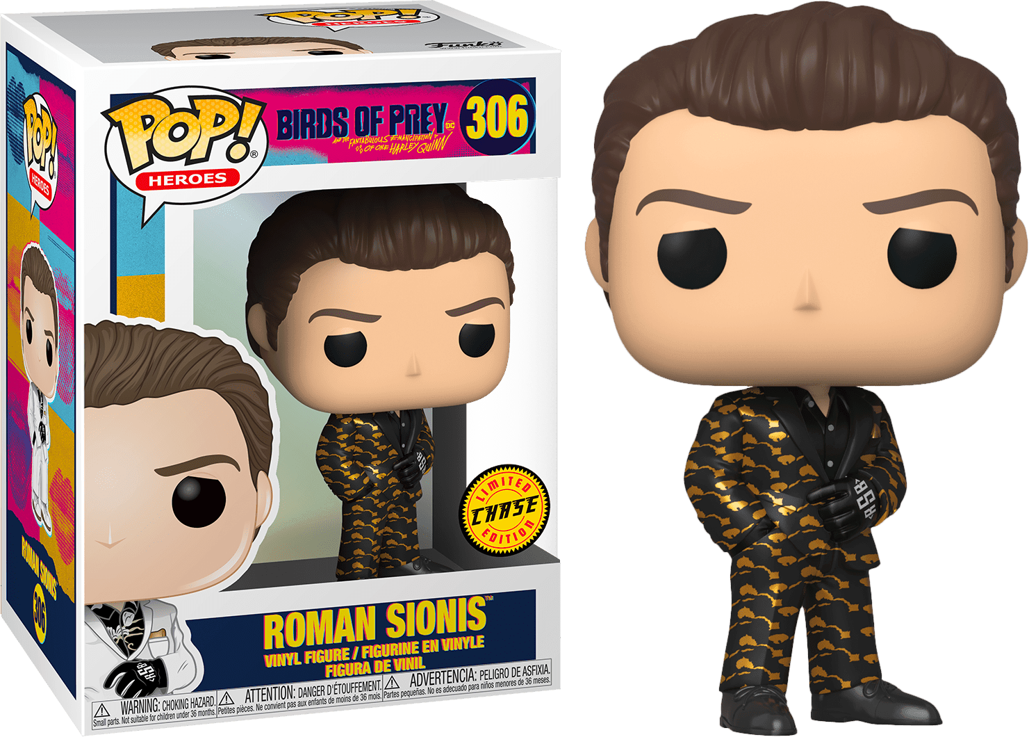 FUN44374 Birds of Prey - Roman Sionis (with chase) Pop! Vinyl - Funko - Titan Pop Culture