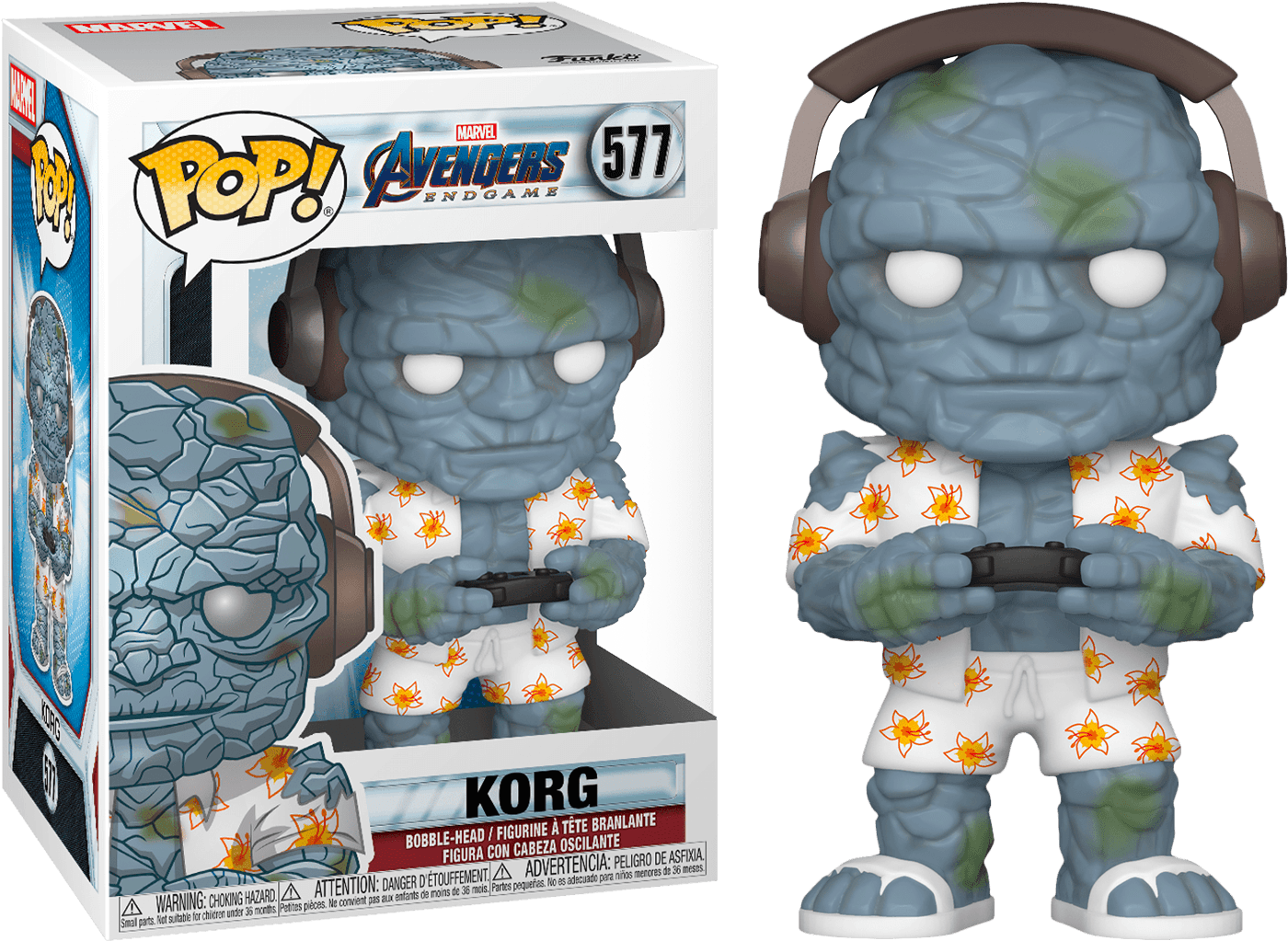 FUN45140 Avengers 4: Endgame - Korg with Headphones Pop! Vinyl - Funko TBA - Titan Pop Culture