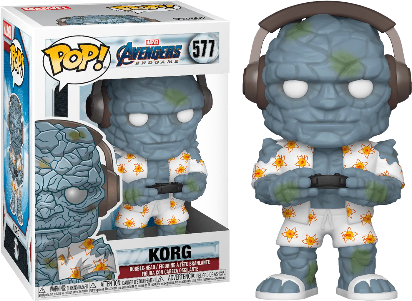FUN45140 Avengers 4: Endgame - Korg with Headphones Pop! Vinyl - Funko TBA - Titan Pop Culture