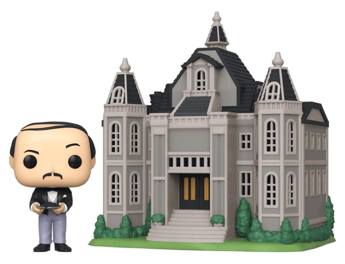 FUN45524 Batman 80th Anniversary - Alfred Pennyworth with Wayne Manor Pop! Town - Funko - Titan Pop Culture