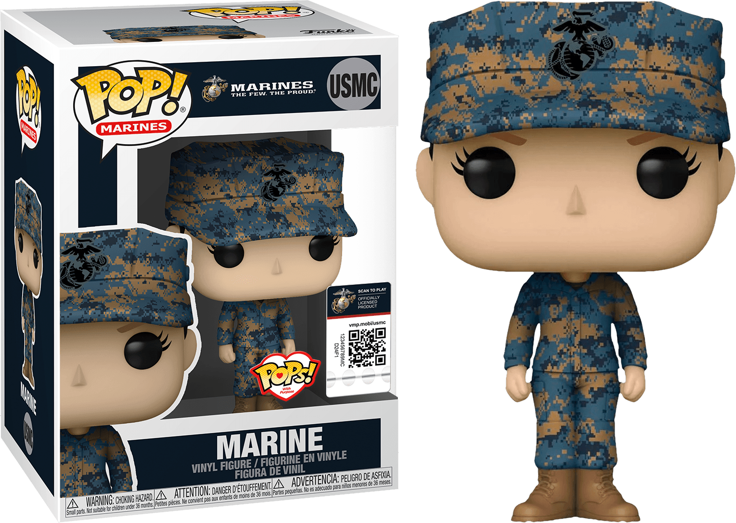 FUN46746 US Military: Marines - Female Caucasian Pop! Vinyl - Funko - Titan Pop Culture