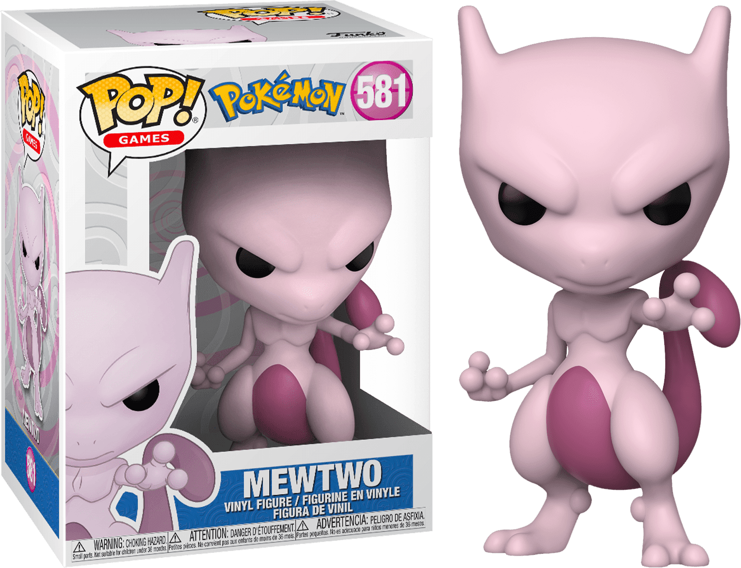 FUN46864 Pokemon - Mewtwo Pop! Vinyl [RS] - Funko - Titan Pop Culture