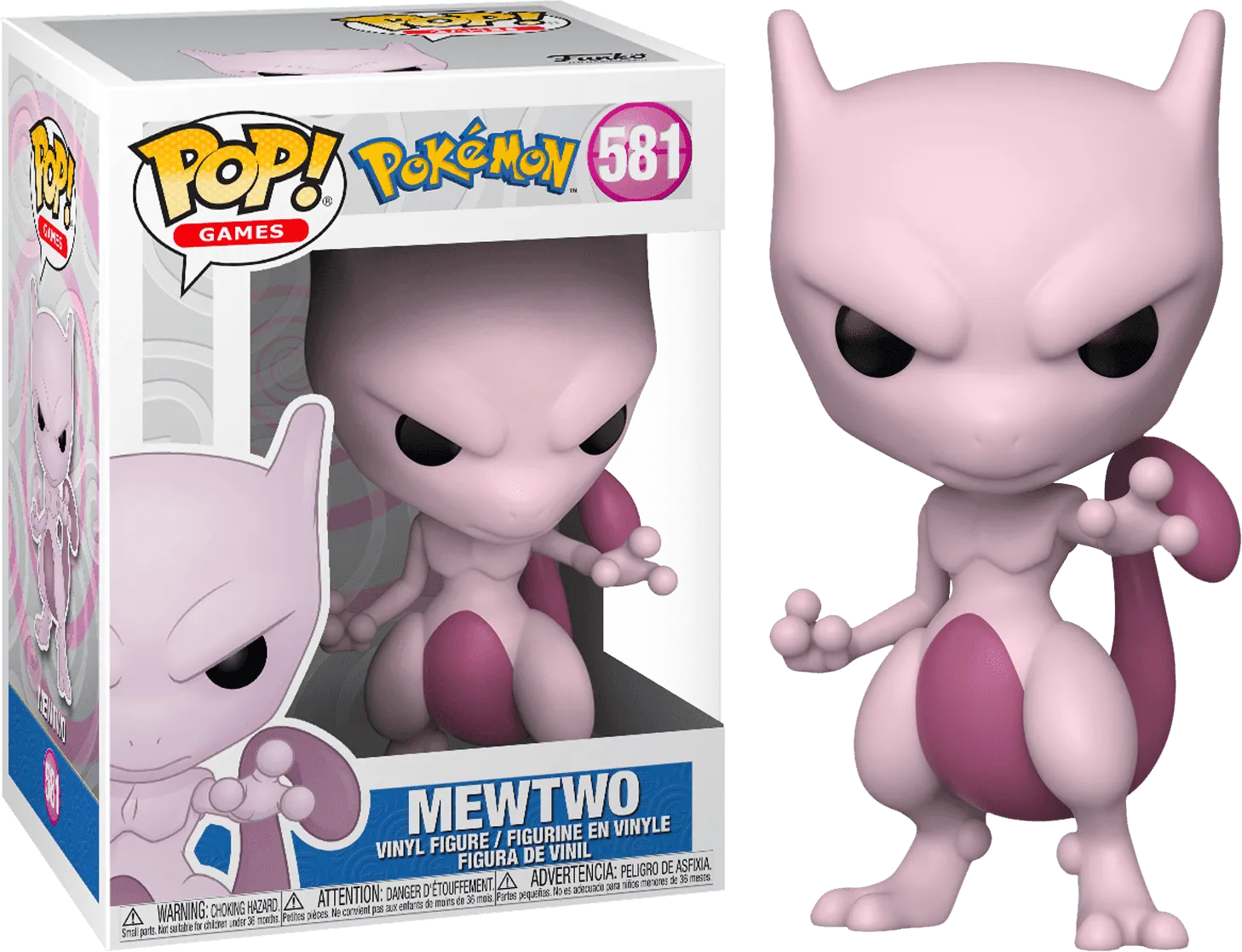 FUN46864 Pokemon - Mewtwo Pop! Vinyl [RS] - Funko - Titan Pop Culture