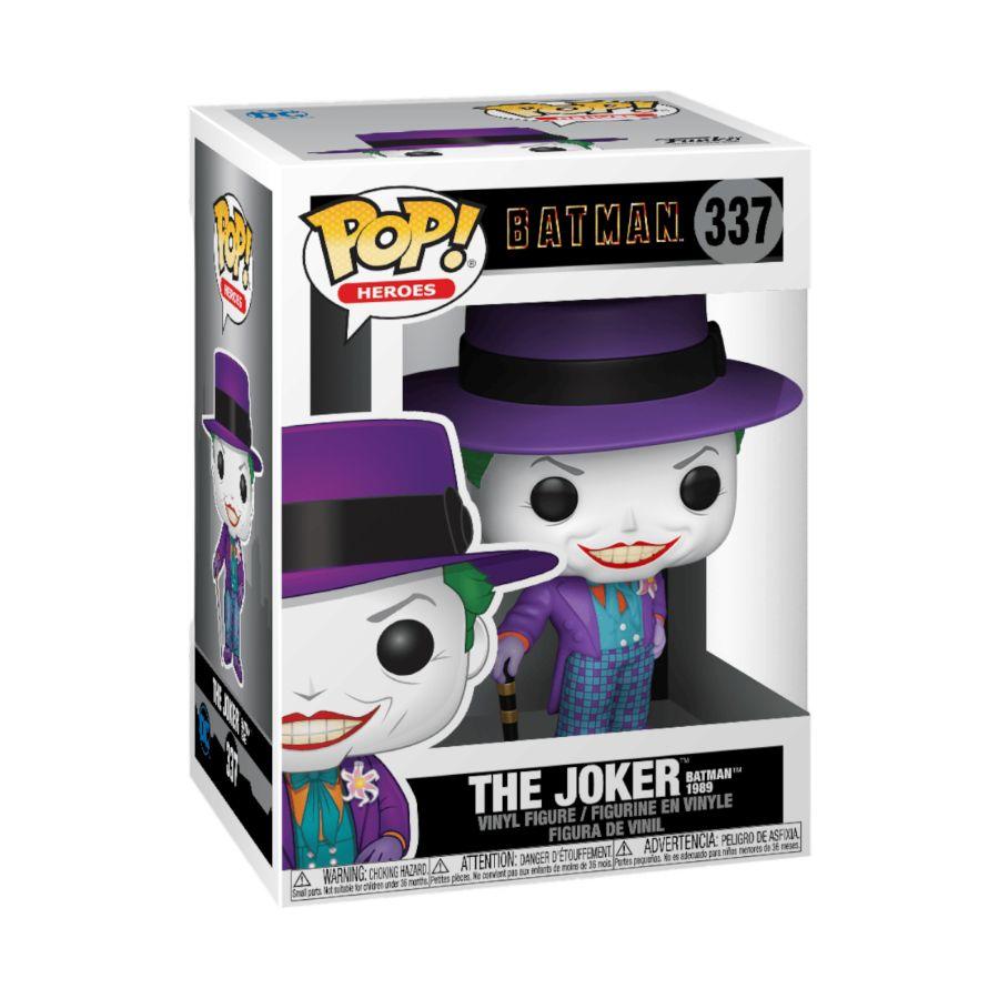 FUN47709 Batman 1989 - Joker with Hat (with chase) Pop! Vinyl - Funko - Titan Pop Culture