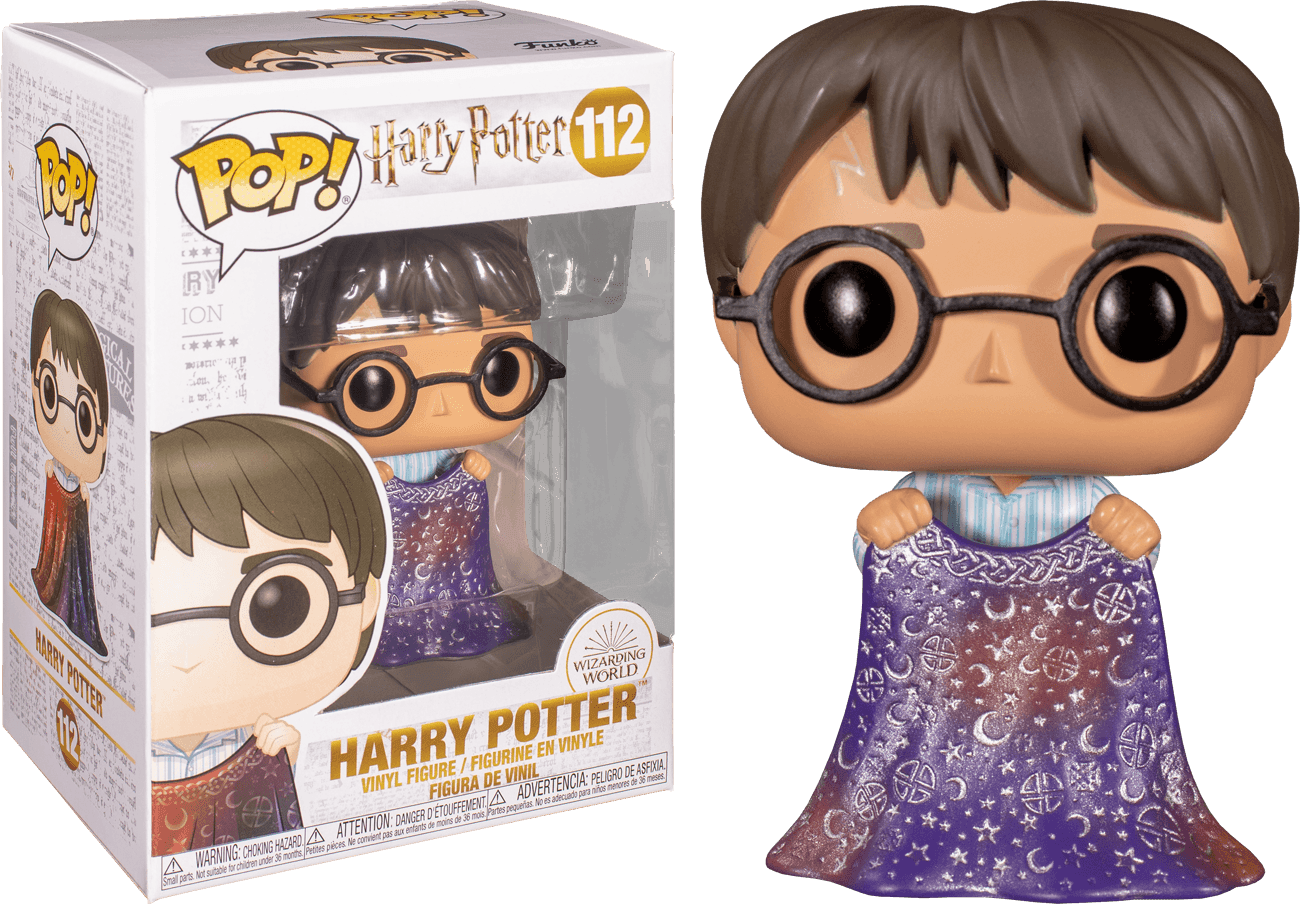 FUN48063 Harry Potter - Harry with Invisibility Cloak Pop! Vinyl - Funko TBA - Titan Pop Culture