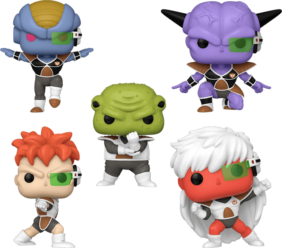 FUN48671 + FUN48669 + FUN48667 + FUN48670 + FUN48668 Dragon Ball Z - Ginyu's Elite Pop! Vinyl Bundle (Set of 5) - Funko - Titan Pop Culture