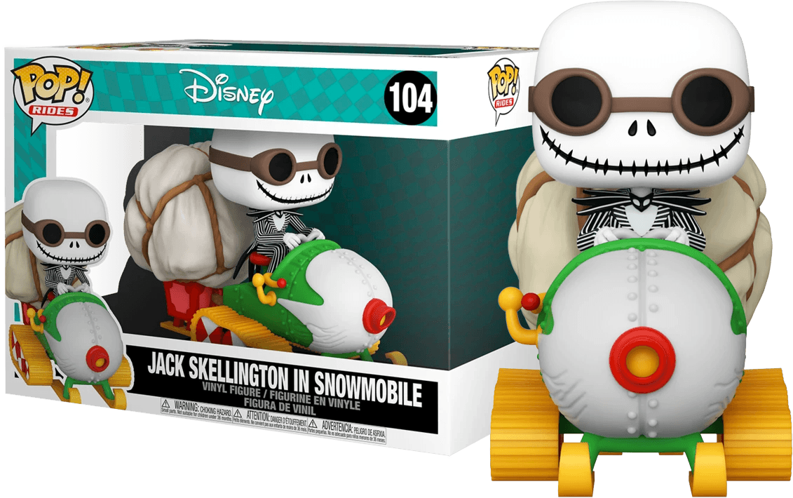 FUN49146 The Nightmare Before Christmas - Jack with Goggles & Snowmobile Pop! Ride - Funko - Titan Pop Culture