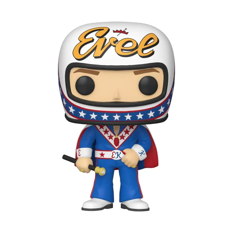 FUN49837 Evel Knievel - Evel Knievel with Cape (with chase) Pop! Vinyl - Funko - Titan Pop Culture