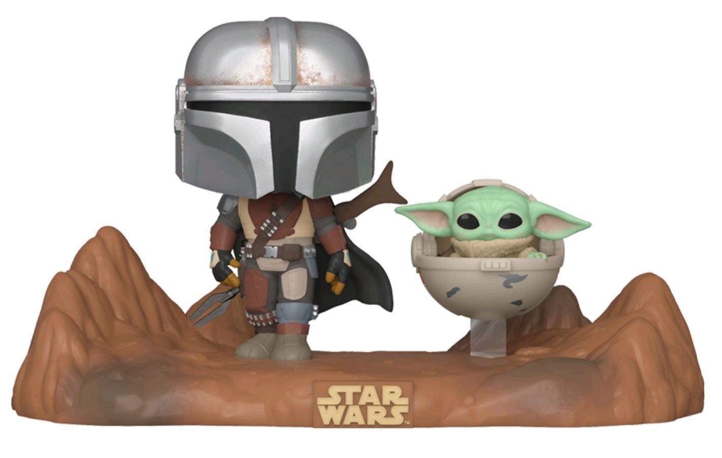 FUN49930 Star Wars: The Mandalorian - Mandalorian & Child Movie Moment Pop! Vinyl - Funko - Titan Pop Culture