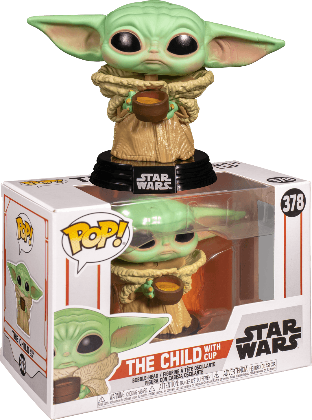 FUN49933 Star Wars: The Mandalorian - The Child with Cup Pop! Vinyl - Funko TBA - Titan Pop Culture