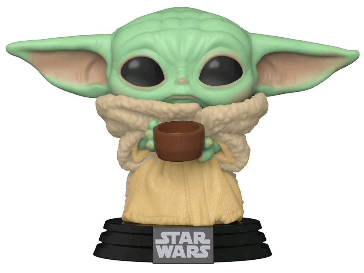 FUN49933 Star Wars: The Mandalorian - The Child with Cup Pop! Vinyl - Funko TBA - Titan Pop Culture