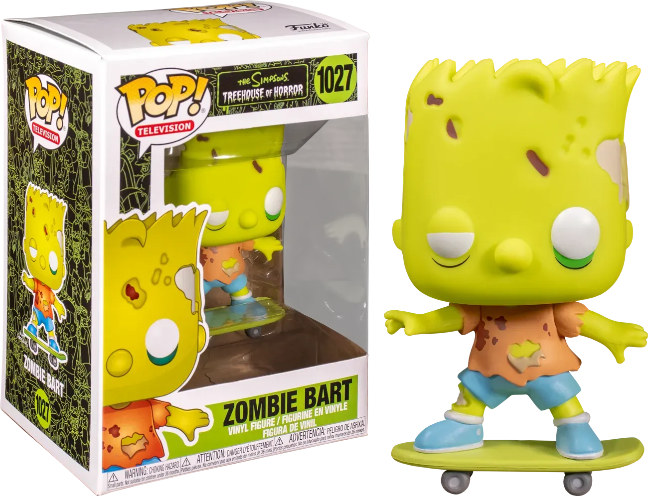 FUN50139 The Simpsons - Bart Zombie Pop! Vinyl - Funko TBA - Titan Pop Culture