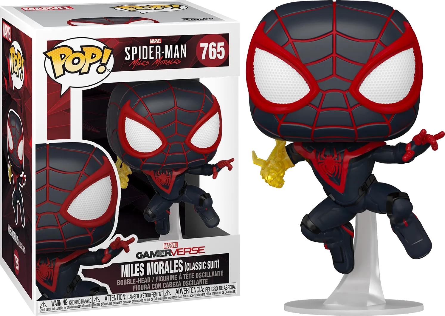 FUN50150 Marvel's Spider-Man: Miles Morales - Spider-Man (with chase) Pop! Vinyl - Funko - Titan Pop Culture