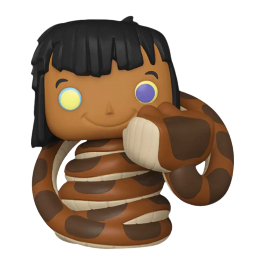 FUN51414 Jungle Book - Mowgli with Kaa US Exclusive Pop! Vinyl [RS] - Funko - Titan Pop Culture