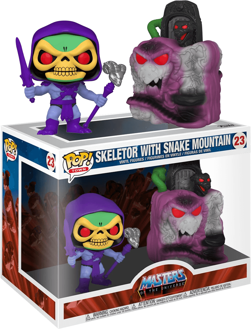 FUN51469 Masters of the Universe - Snake Mountain with Skeletor Pop! Town - Funko - Titan Pop Culture