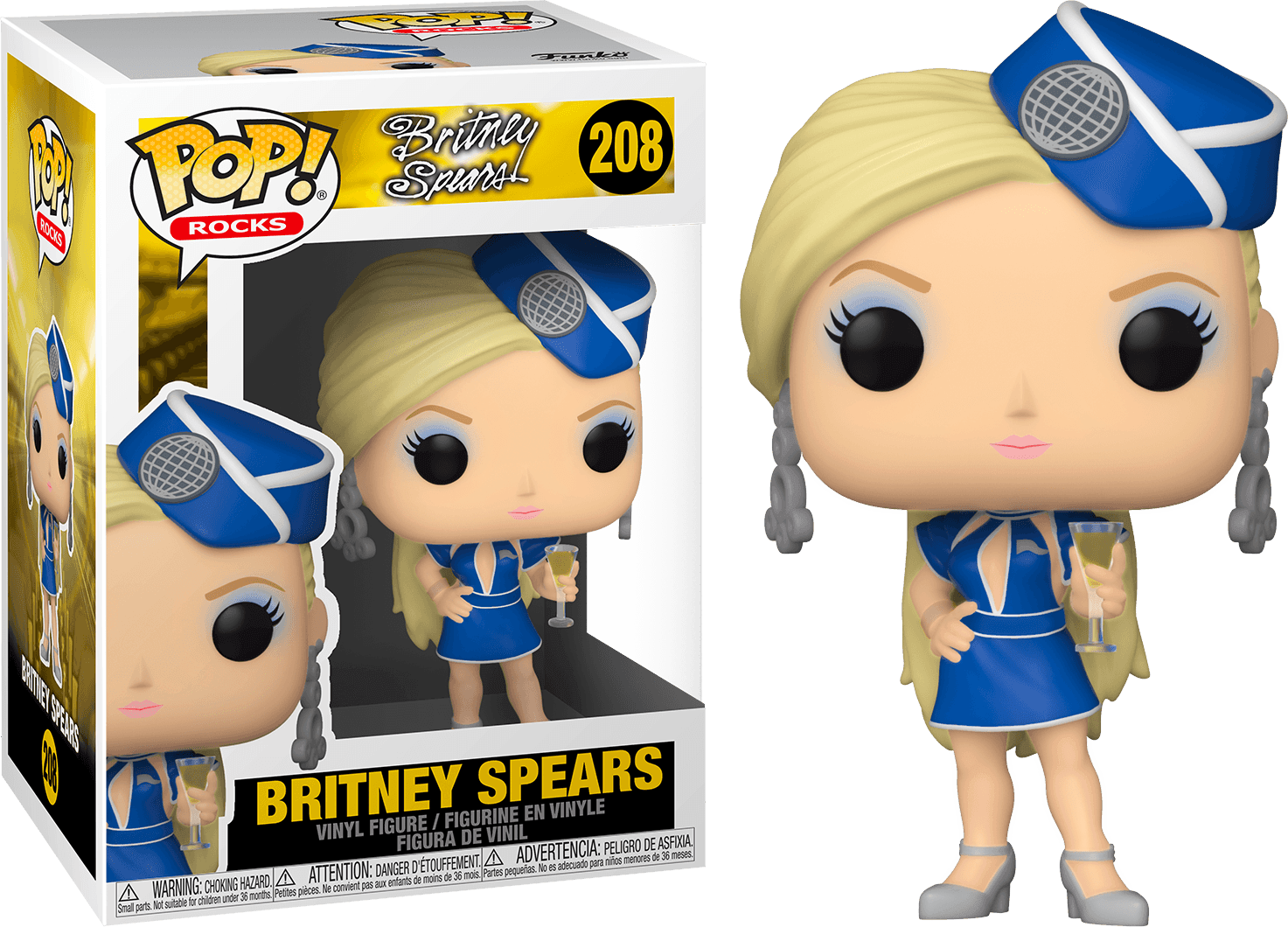 FUN52033 Britney Spears - Stewardess Pop! Vinyl - Funko - Titan Pop Culture