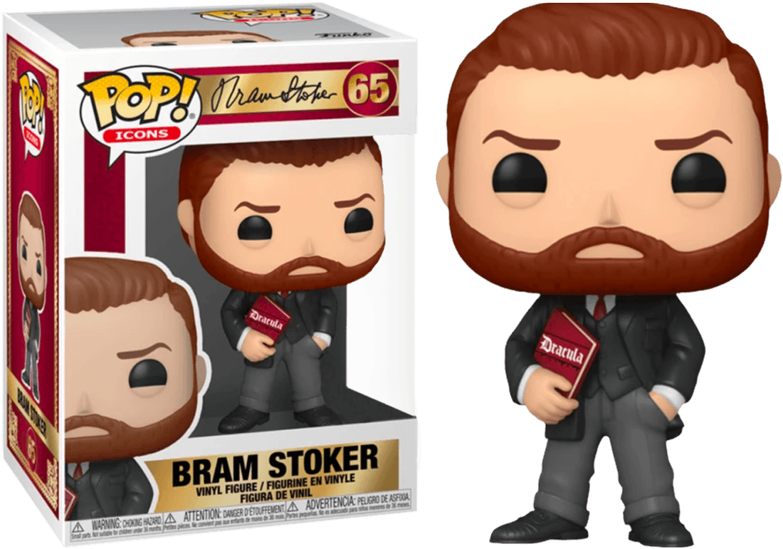 FUN52074 Bram Stoker - Bram Stoker with Book US Exclusive Pop! Vinyl [RS] - Funko - Titan Pop Culture