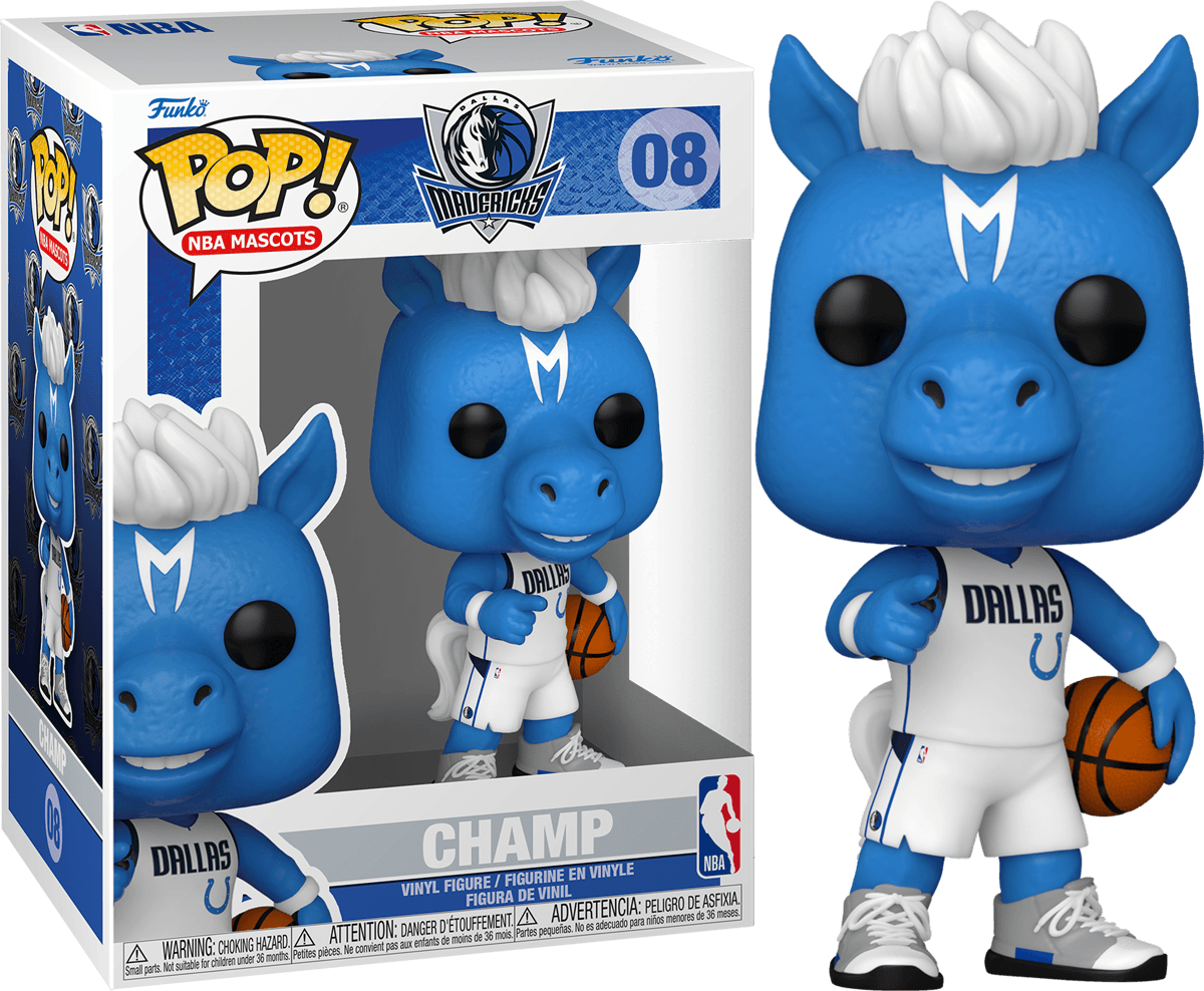 FUN52168 NBA: Mascots - Dallas Champ Pop! Vinyl - Funko - Titan Pop Culture