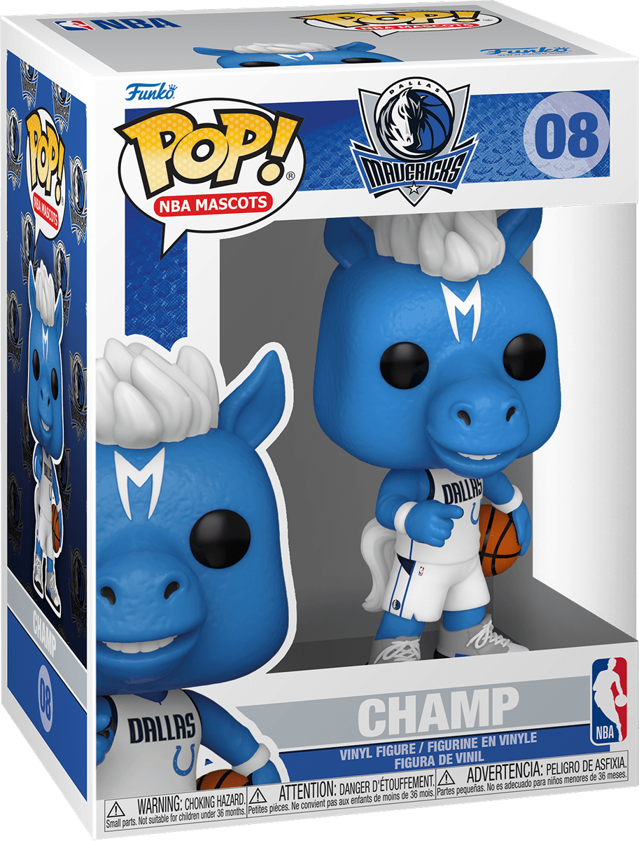 FUN52168 NBA: Mascots - Dallas Champ Pop! Vinyl - Funko - Titan Pop Culture