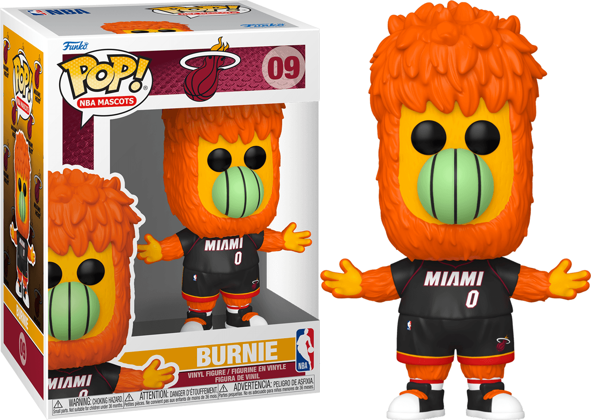 FUN52169 NBA: Mascots - Miami Burnie Pop! Vinyl - Funko - Titan Pop Culture