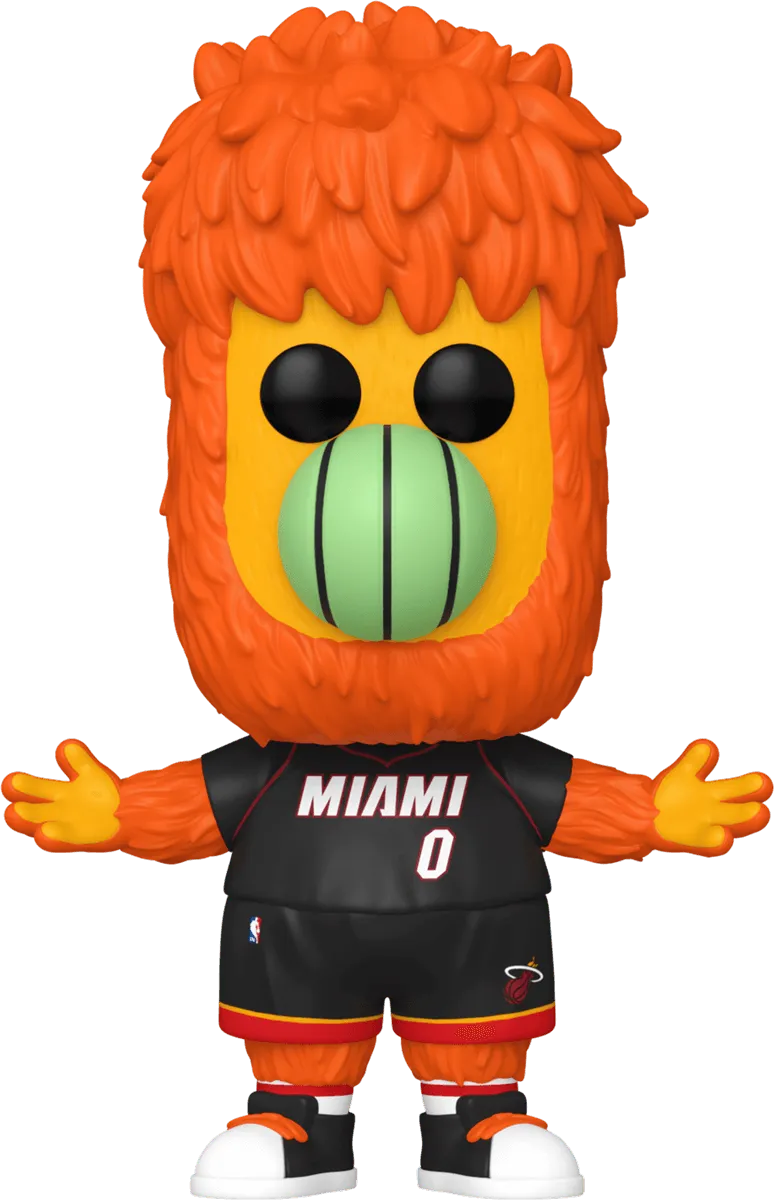 FUN52169 NBA: Mascots - Miami Burnie Pop! Vinyl - Funko - Titan Pop Culture