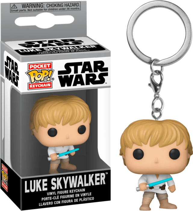 FUN53051 Star Wars - Luke Skywalker Pocket Pop! Keychain - Funko TBA - Titan Pop Culture