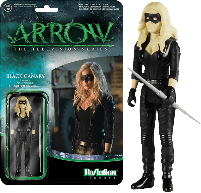 FUN5363 Arrow - Black Canary ReAction Figure - Funko - Titan Pop Culture