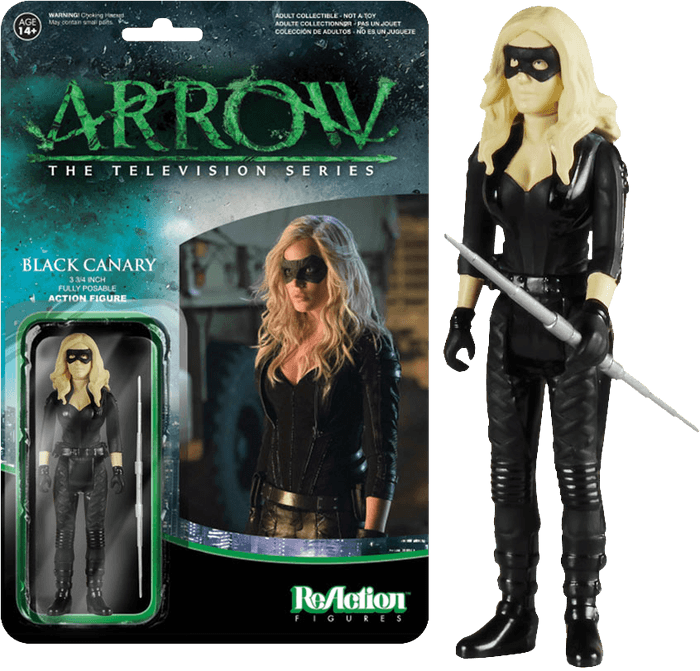 FUN5363 Arrow - Black Canary ReAction Figure - Funko - Titan Pop Culture