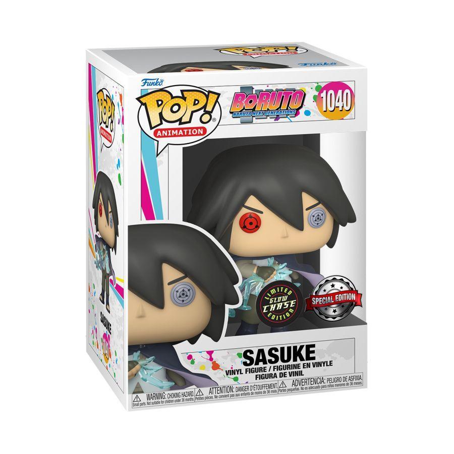 FUN54158CASE Boruto: Naruto Next Generations - Sasuke Sharingan US Exclusive Pop! Vinyl - Chase Case [RS] - Funko - Titan Pop Culture