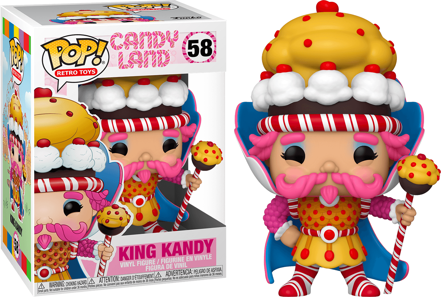 FUN54302 Candyland - King Candy Pop! Vinyl - Funko - Titan Pop Culture