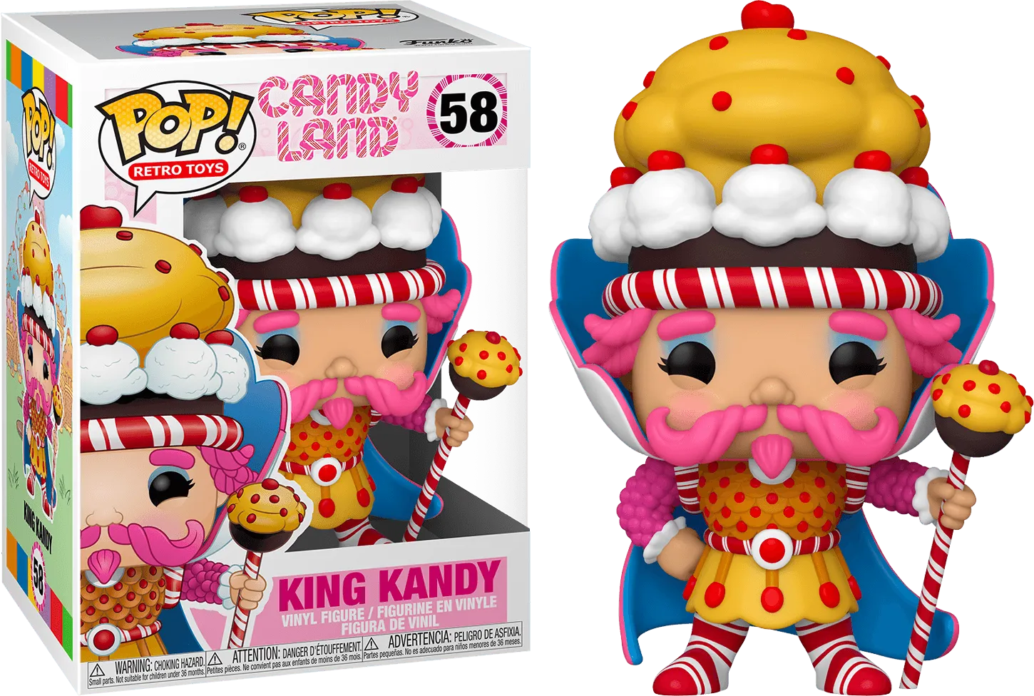 FUN54302 Candyland - King Candy Pop! Vinyl - Funko - Titan Pop Culture