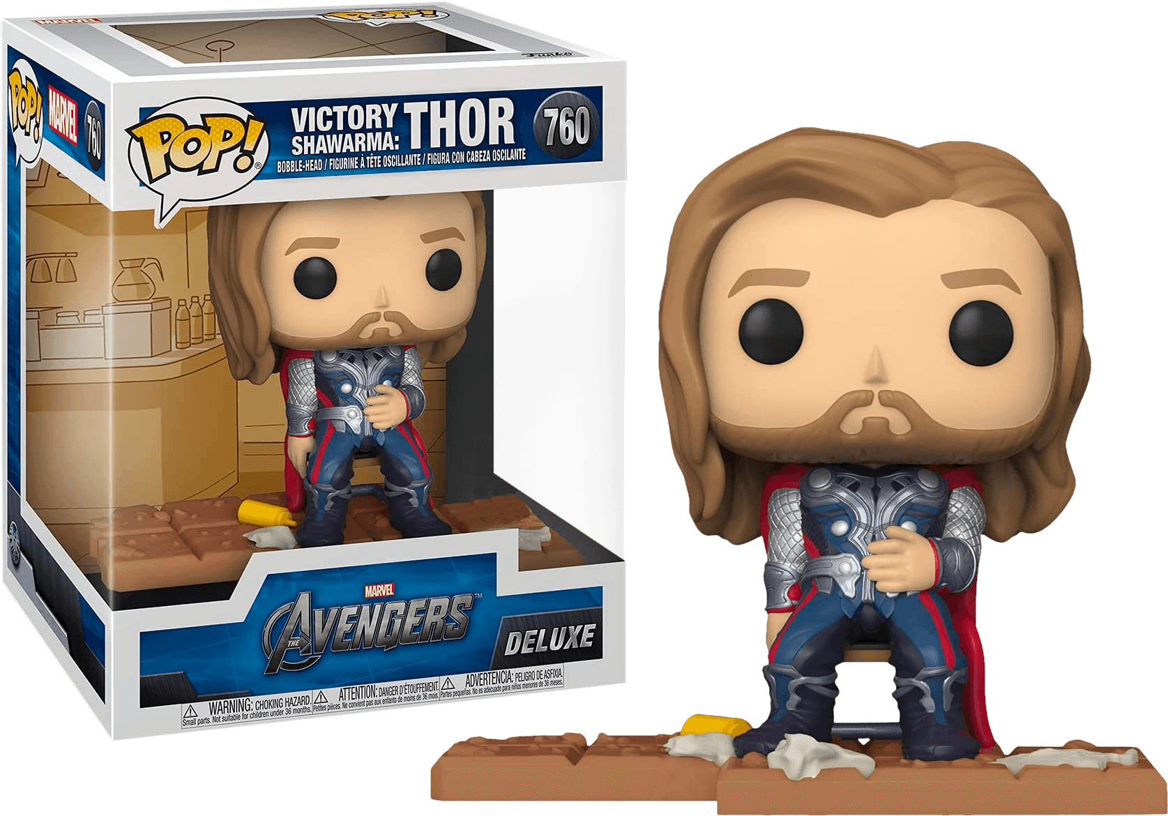 FUN54328 Avengers Movie - Thor Shawarma US Exclusive Pop! Deluxe [RS] - Funko - Titan Pop Culture