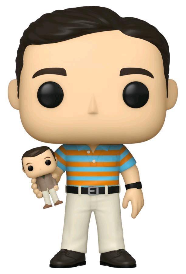 FUN54469 40 Year Old Virgin - Andy with Oscar Goldman Doll (With Chase) Pop! Vinyl - Funko - Titan Pop Culture