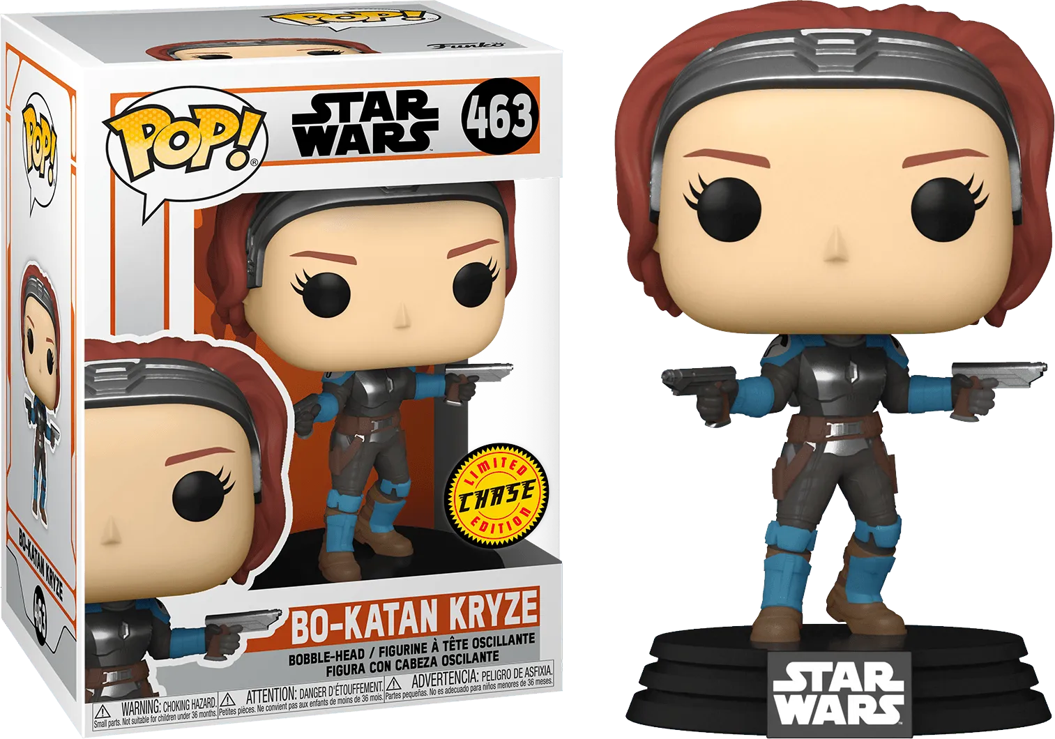 FUN54523 Star Wars: The Mandalorian - Bo-Katan Kryze (with chase) Pop! Vinyl - Funko - Titan Pop Culture