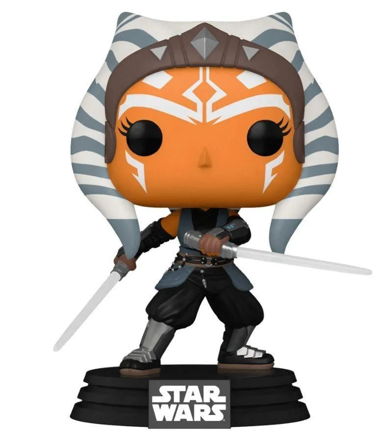 FUN54527 Star Wars: The Mandalorian - Ahsoka with Lightsabers Pop! Vinyl - Funko - Titan Pop Culture