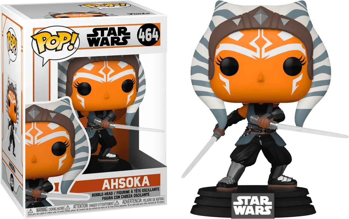 FUN54527 Star Wars: The Mandalorian - Ahsoka with Lightsabers Pop! Vinyl - Funko - Titan Pop Culture