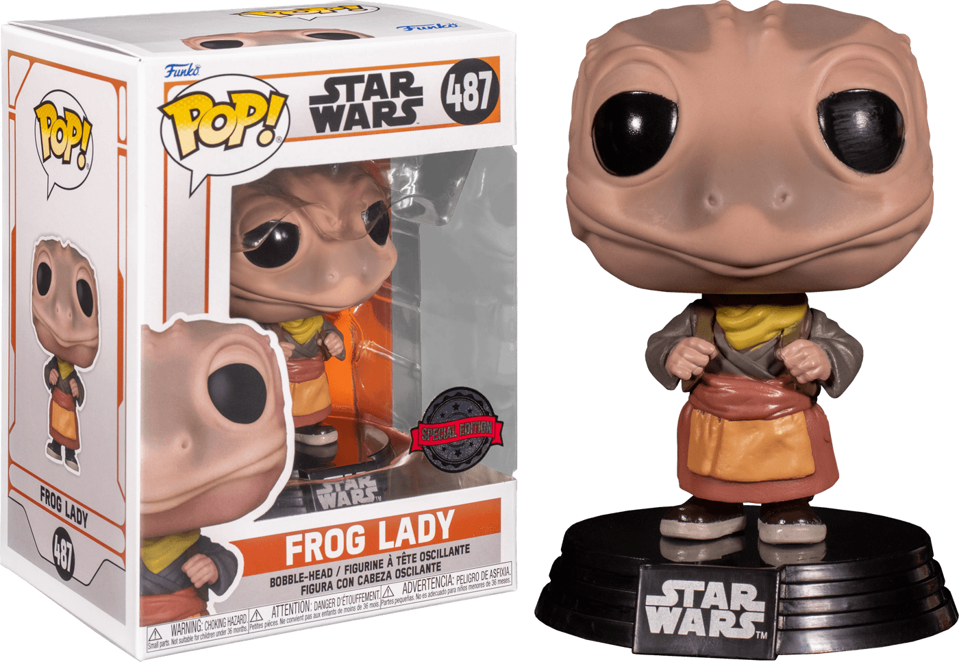 FUN54530 Star Wars: The Mandalorian - Frog Lady US Exclusive Pop! Vinyl [RS] - Funko - Titan Pop Culture