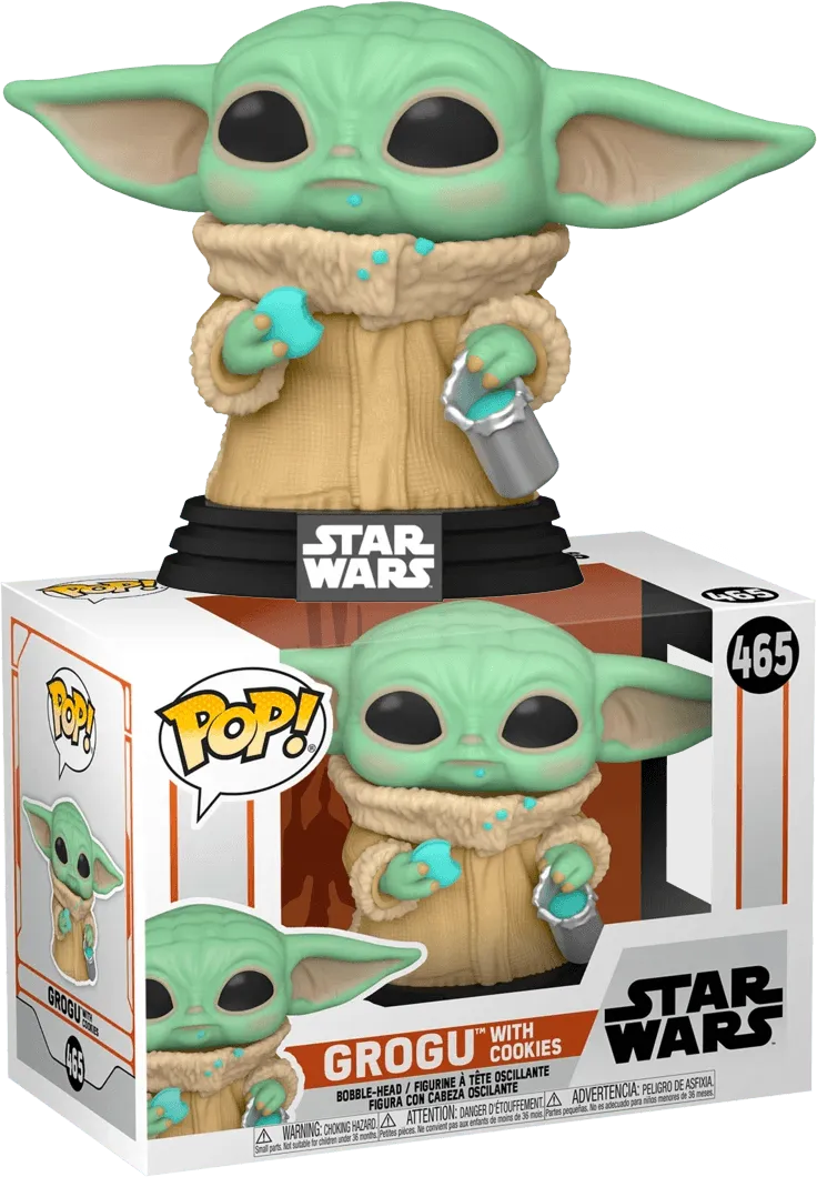 FUN54531 Star Wars: The Mandalorian - Grogu with Cookies Pop! Vinyl - Funko - Titan Pop Culture