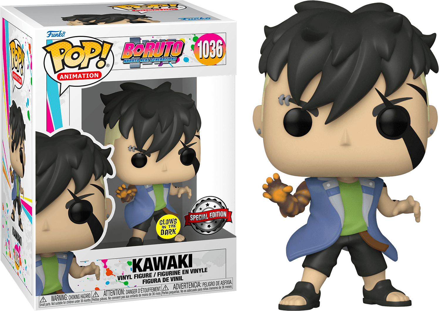 FUN54546 Boruto: Naruto Next Generations - Kawaki Glow US Exclusive Pop! Vinyl [RS] - Funko - Titan Pop Culture