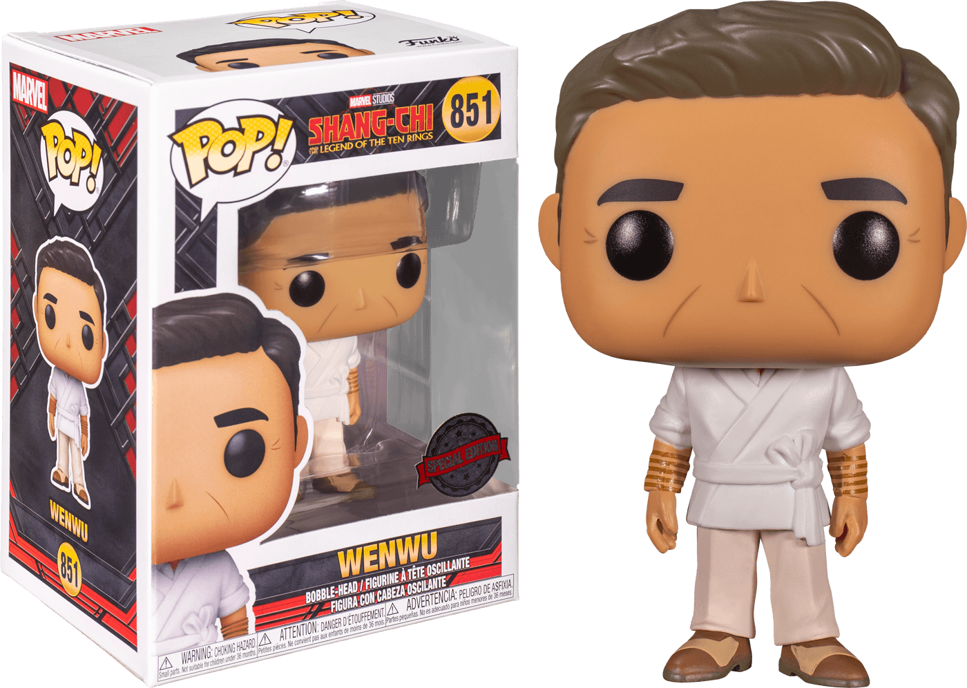 FUN54612 Shang-Chi and the Legend of the Ten Rings - Wenwu US Exclusive Pop! Vinyl [RS] - Funko - Titan Pop Culture