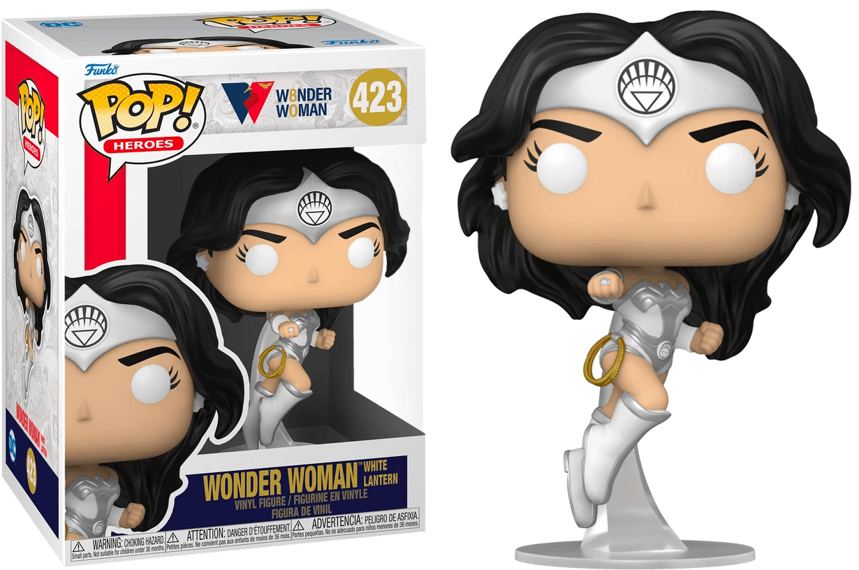 FUN54988 Wonder Woman - Wonder Woman White Lantern 80th Anniversary Pop! Vinyl - Funko - Titan Pop Culture