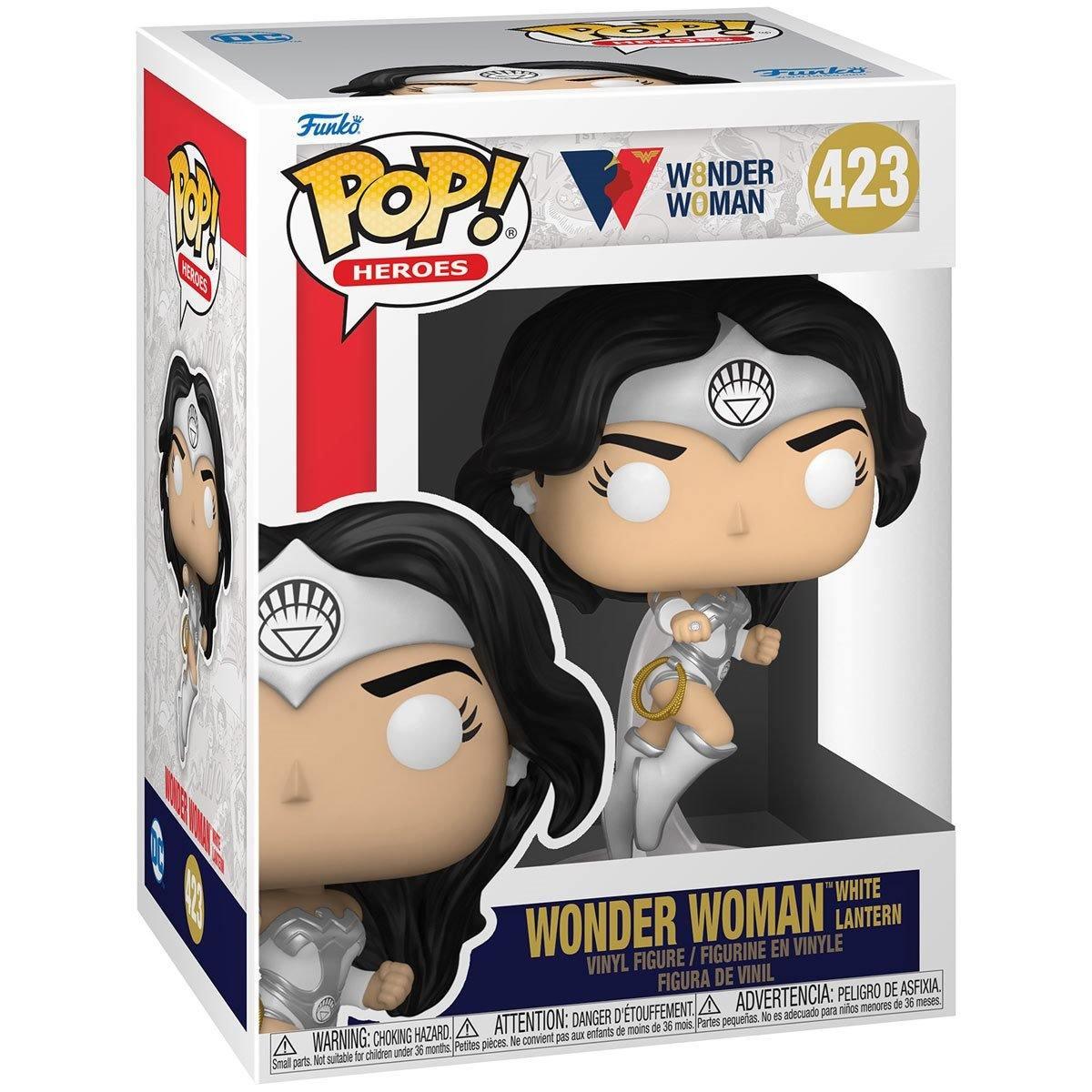 FUN54988 Wonder Woman - Wonder Woman White Lantern 80th Anniversary Pop! Vinyl - Funko - Titan Pop Culture