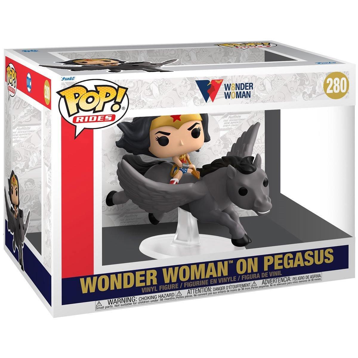 FUN54989 Wonder Woman - Wonder Woman on Pegasus 80th Anniversary Pop! Ride - Funko - Titan Pop Culture