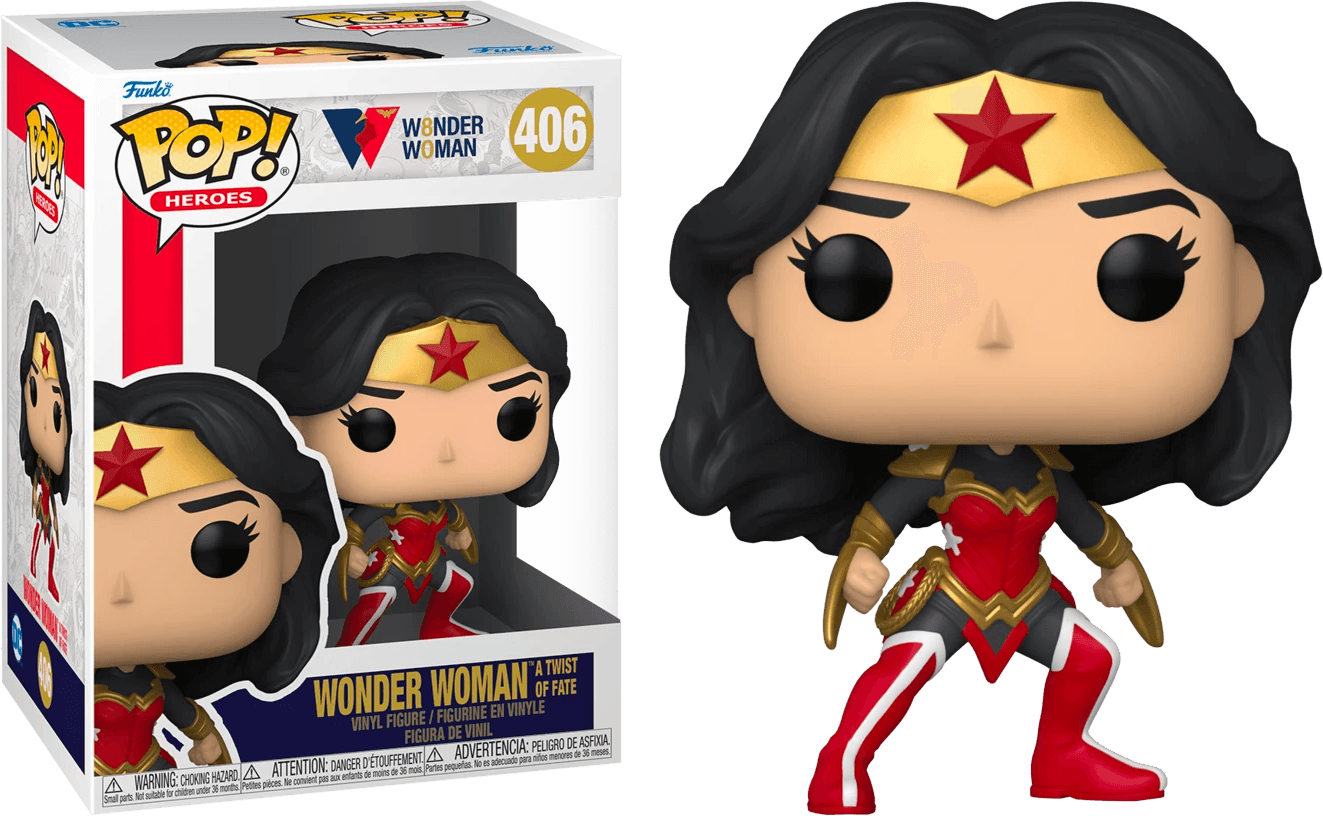 FUN54991 Wonder Woman - A Twist of Fate 80th Anniversary Pop! Vinyl - Funko - Titan Pop Culture