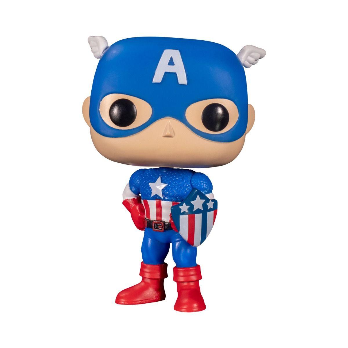 FUN55482 Captain America - Through the Ages Year of the Shield US Exclusive Pop! Vinyl 5-Pack [RS] - Funko - Titan Pop Culture