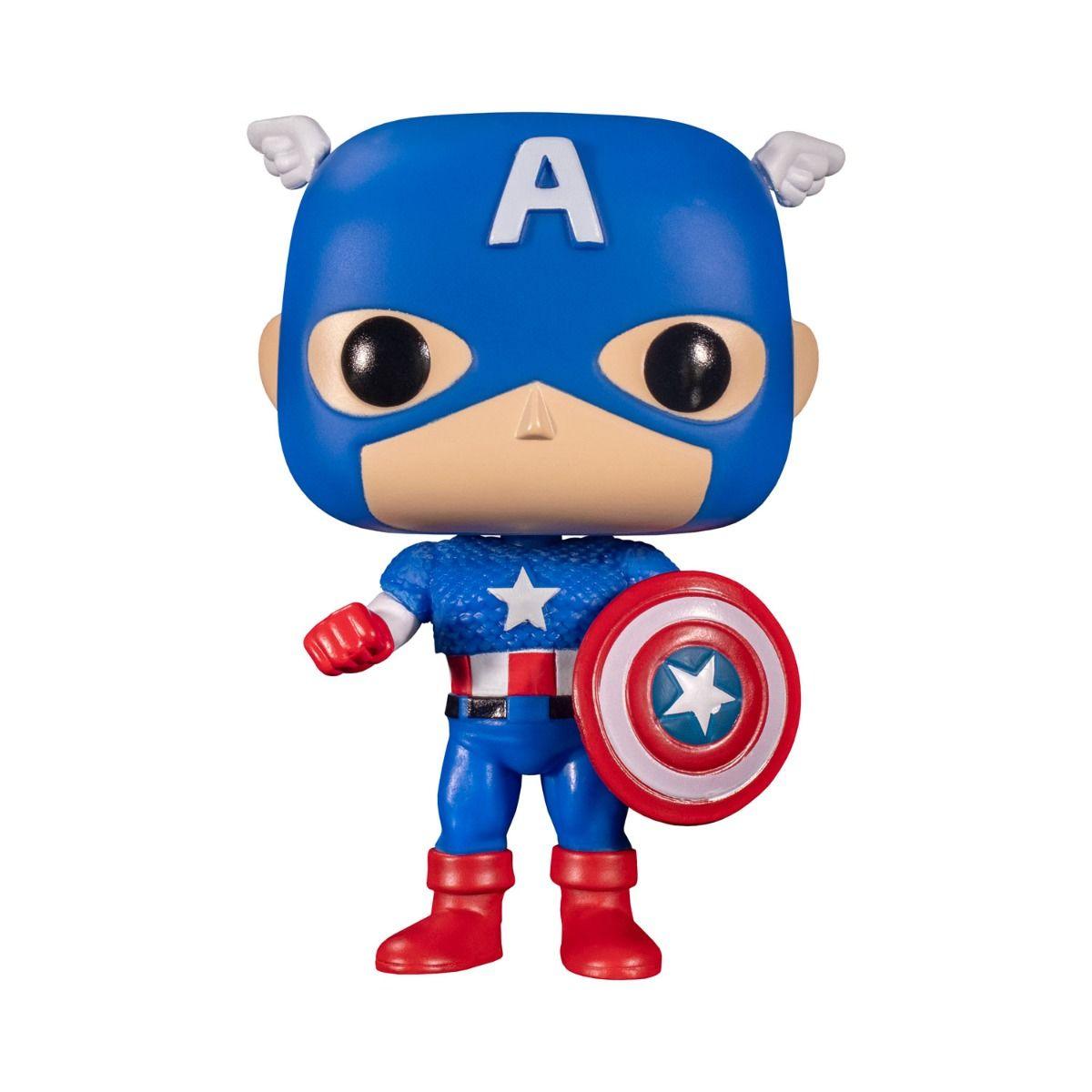 FUN55482 Captain America - Through the Ages Year of the Shield US Exclusive Pop! Vinyl 5-Pack [RS] - Funko - Titan Pop Culture