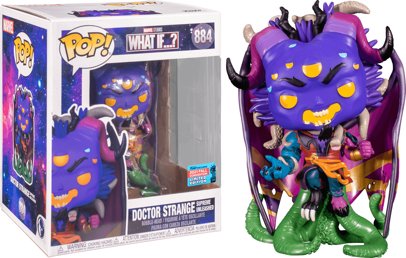 FUN55529 What If - Doctor Strange Supreme Unleashed Festival of Fun 2021 US Exclusive 6" Pop! Vinyl [RS] - Funko - Titan Pop Culture