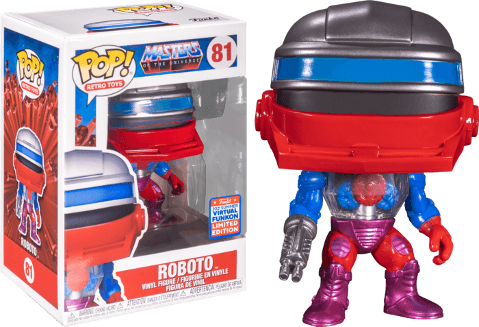 FUN55553 Masters of the Universe - Roboto SDCC 2021 US Exclusive Pop! Vinyl - Funko - Titan Pop Culture