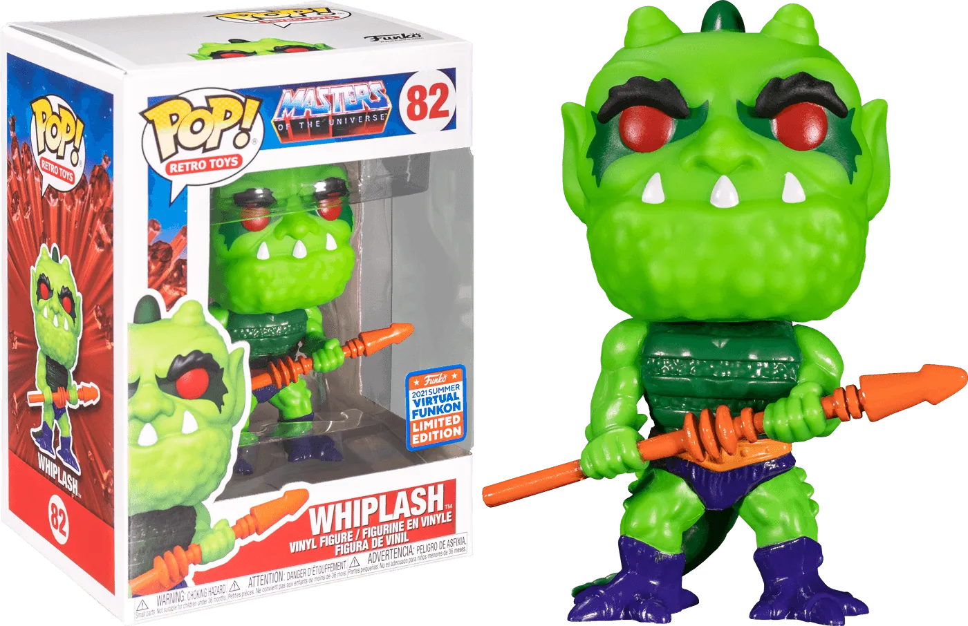 FUN55554 Masters of the Universe - Whiplash SDCC 2021 US Exclusive Pop! Vinyl - Funko - Titan Pop Culture