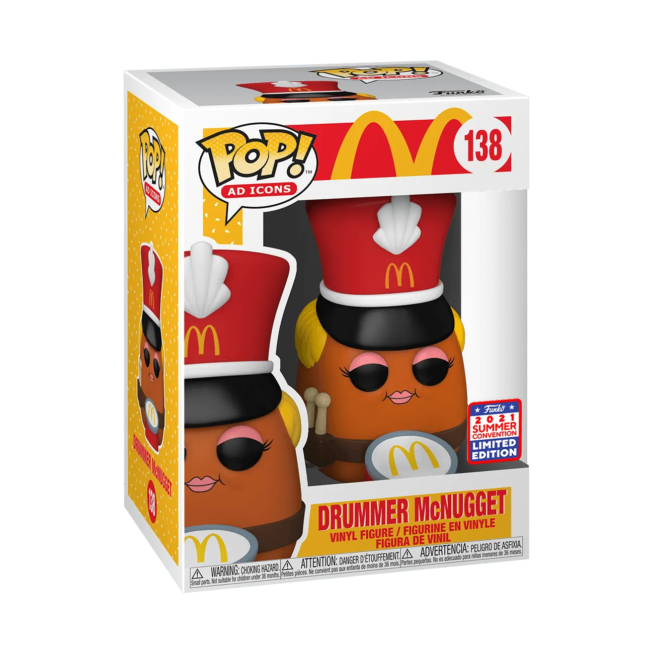 FUN55558 McDonald's - Nugget Drummer SDCC 2021 US Exclusive Pop! Vinyl [RS] - Funko - Titan Pop Culture